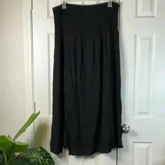 Wild Fable Women's Smocked High Slit Convertible Cover Up Dress 1X - Picture 4 of 12